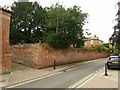 Boundary wall to Hardwick House, Queen Street, Southwell