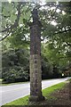 Stone column on Chelford Road