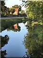 The River Welland in Spalding on a calm evening