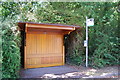 Bus stop in the village