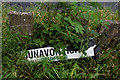 Damaged road sign, Drumquin