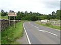 Approaching a bend in the A6108 towards Middleham