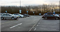 SK4625 : Car park, Donington Park Services by Derek Harper