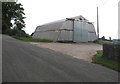 Corrugated metal building, Church Farm, Llanarth, Monmouthshire