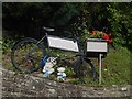 Advertising bike at Grosmont