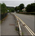 Metal barrier alongside Cwmavon Road, Blaenavon