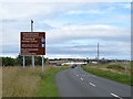 Approaching Fraserburgh on the B9033