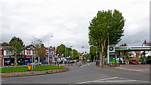 SO9097 : Stubbs Road roundabout in Penn Fields, Wolverhampton by Roger  D Kidd