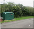 Dark green cabinet, Avon Road, Blaenavon