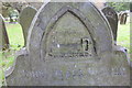 TM5393 : The headstone of John Neale Nicklin (detail) by Adrian S Pye