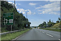 On the A361 approaching Sticklepath junction