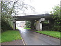 Bridge carrying the A484 in Llwynhendy