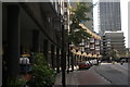 View of the curve of the Golden Lane Estate on Goswell Road