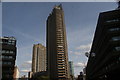 View of Shakespeare Tower from the Barbican Estate