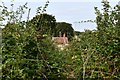 Eye: House in Castle Hill seen from the steps leading up to the castle