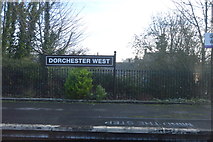 SY6890 : Dorchester West Station by N Chadwick