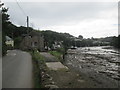 Stoke  Road  toward  Noss  Mayo  from  Bridgend