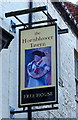 Sign for the Hornblower Tavern, Ripon