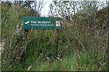 H5778 : Sign for The Murrins National Nature Reserve by Kenneth  Allen