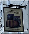 Sign for the Three Tuns, Thirsk