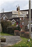 TQ5643 : Signpost in Bidborough by N Chadwick