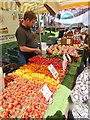 SU5832 : New Alresford - Tomato Stall by Colin Smith