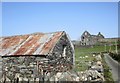 Melin lechi Ynys y Pandy o Fryn y Weirglodd / Ynys y Pandy slate mill from Bryn y Weirglodd