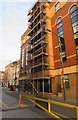 High Street scaffolding, Newport