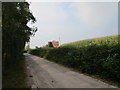 Lane from the church, Queenhill