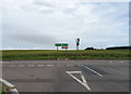A975 junction with the A90