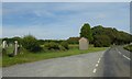 Bus shelter outside cemetery at Langore