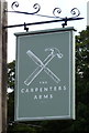 SE4684 : Sign for the Carpenters Arms, Felixkirk by JThomas