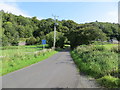 Minor road near to Lower Kier Cottage