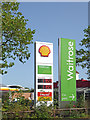 Waitrose filling station in Wolverhampton