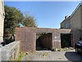 SN5613 : Disused garages by Alan Hughes
