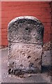 Old Milestone (north face) by the B1113, north of Mulbarton