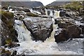 NC2833 : Falls on the Abhainn a' Ghlinne Dhuibh (2) by Jim Barton