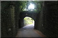 Former railway bridge, end of Dranllwyn Lane