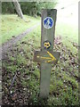 Sarn Sabrina Walk signpost