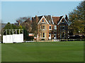 Houses overlooking The Vine cricket ground, Sevenoaks