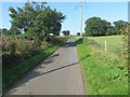 Minor road near Woodend Cottage