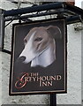 Sign for the Greyhound Inn, Hackforth