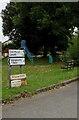 Direction and distance signs, Llanddewi Rhydderch, Monmouthshire