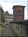 Former hydraulic accumulator tower, Huddersfield