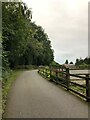 Lane running along Northern boundary of Poynton Coppice