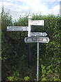 Signposts on Bradley Lane