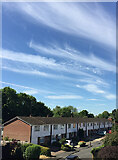 SP2965 : Mercia Way, Warwick, with cirrus clouds by Robin Stott