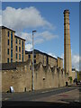 Former textile mills and chimney, Huddersfield