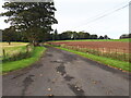 The entrance to Carlung House off the A78