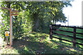 Footpath to Wiggington at Paradise Farm